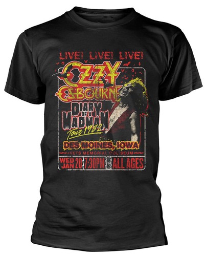 Maglietta ozzy osbourne diario - maglietta,