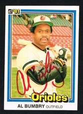 Al Bumbry #355 autografo