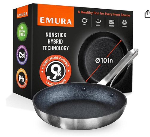 Emura non stick frying - emura, pan