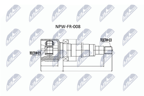 Nty kit giunti albero motore - nty,