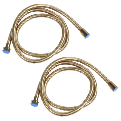Tubo soffione doccia oro - 2x,