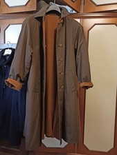 Trench double face marrone senape vintage