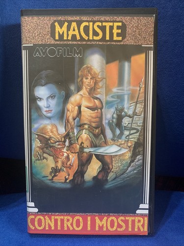 Vhs maciste contro mostri - vhs, i