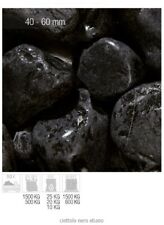 Ciottolo di marmo Nero Ebano sacco da 25 kg sassi pietre arredo giardino vasi