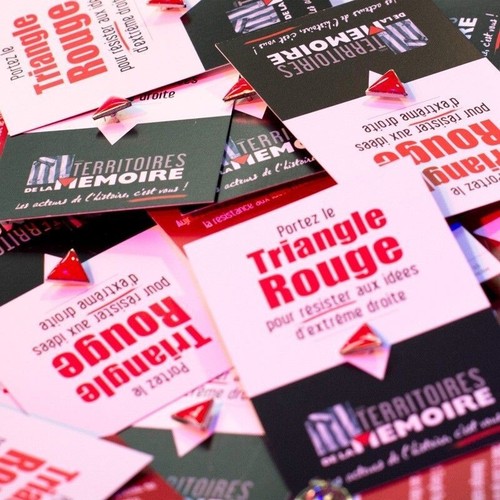 Pin pins triangle rouge - triangle,
