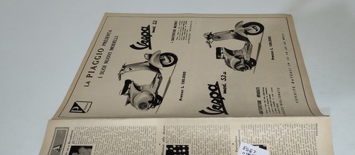 Vespa piaggio mod 53u - vespa,