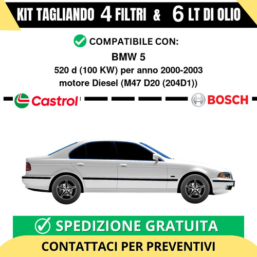 Tagliando filtri bosch - filtri,