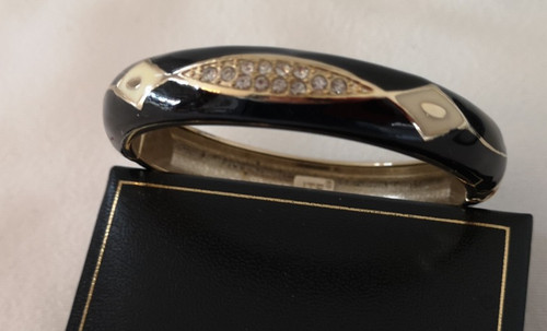 Bracciale morsetto smaltato - bracciale, a