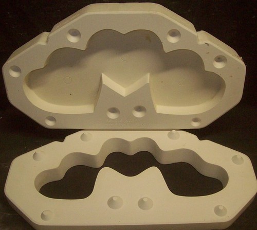 Ceramic mold molds triple - mold,