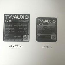 4 pezzi ricambio Tw audio