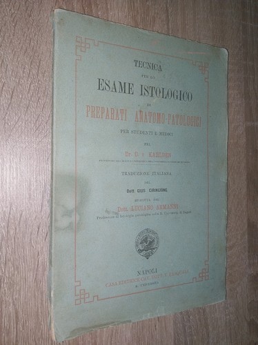 Kahlden tecnica per lo - kahlden, esame