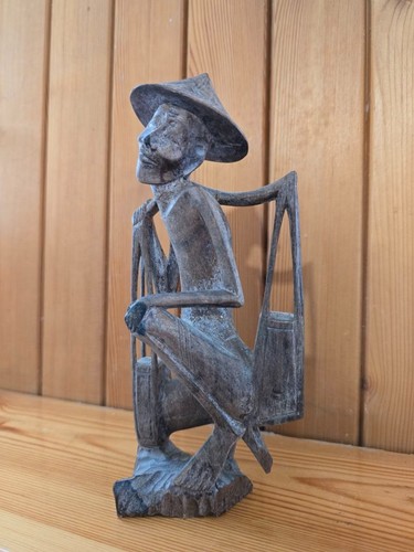 Statua portatore legno - statua,