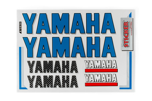 Adesivo foglio sponsor - , yamaha