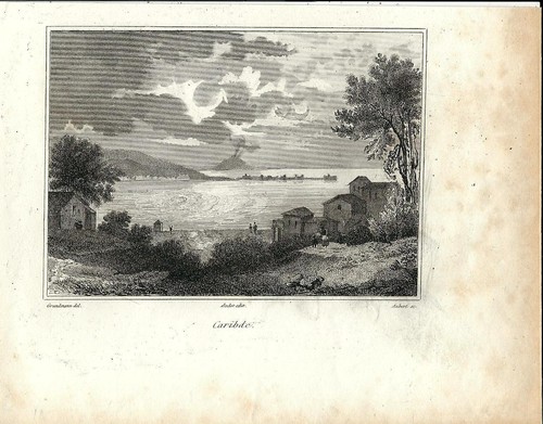 Stampa antica cariddi - stampa,