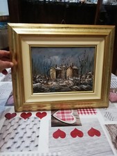 Quadro Paesaggio Pittore Casaré /cafrà Con Certificato