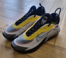 Scarpe da ginnastica Air Max 2090 'Speed Yellow Aqua' bianco/sbiancato-nero acqua, taglia UK 9,5