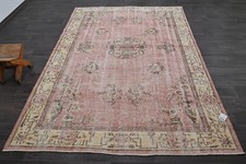Tappeto vintage turco oushak - tappeto,