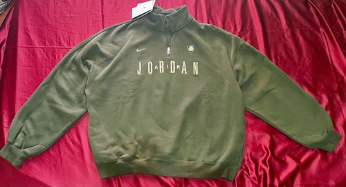 Jordan felpa uomo - verde, m