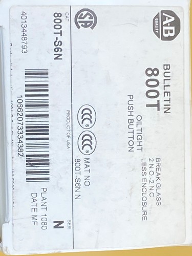 Allen bradley bulletin - bradley,, 800t