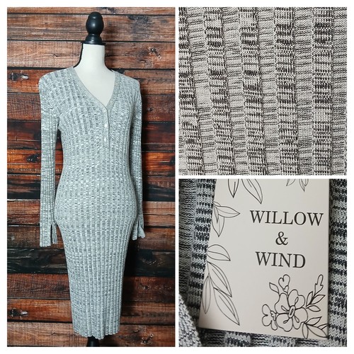 Abito maglione midi - , willow