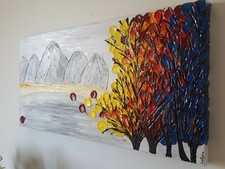 QUADRO MODERNO DIPINTO A MANO