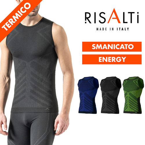Smanicato maglia termica uomo - maglia,