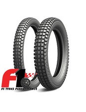 Coppia Gomme Moto Michelin Trial Competition 2.75-21 45M + 4.00-18 64M Trial [4]