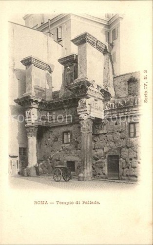 Roma tempio pallade - tempio, di
