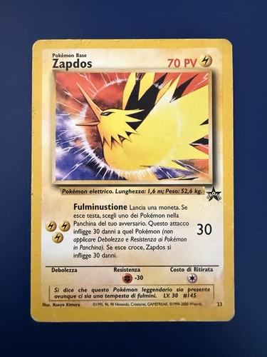 Rare pokemon 2000 promo - promo, zapdos