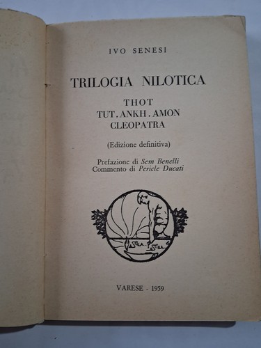 Ivo senesi trilogia nilotica - ivo,