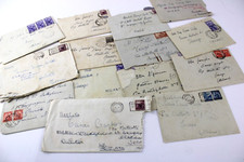 LOTTO 14 CORRISPONDENZA BUSTE LETTERE D' EPOCA VINTAGE STORIA POSTALE Recluta