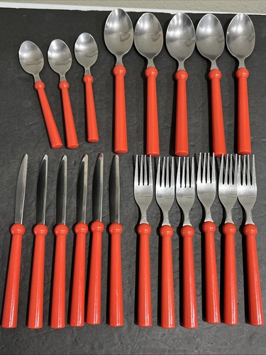 Lotto posate rosse ikea - posate,
