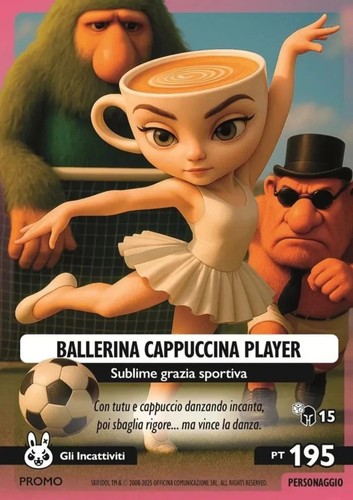 Ballerina cappuccina player - cappuccina,