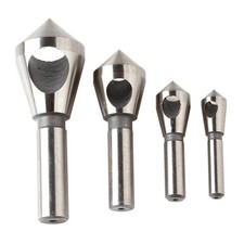 4 pezzi svasatore sbavatura trapano taglierina fori metallo strumento smussatura