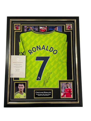 Maglia firmata united ronaldo - firmata,