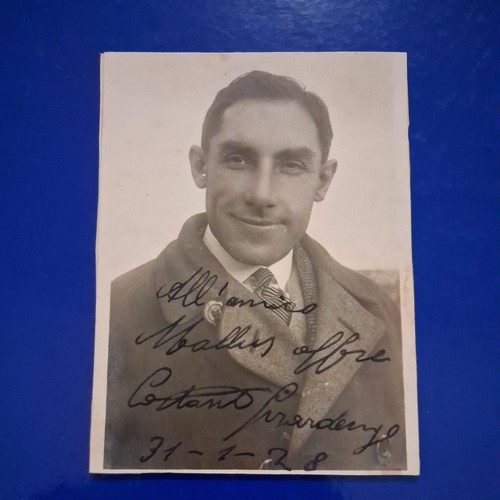 Costante girardengo autografo - girardengo,