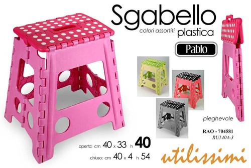 Sgabello pieghevole robusto - sgabello,