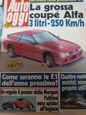 Lotto Riviste auto oggi anni 80 50 pezzi 50 euro o 2 euro al pezzo