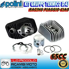 POLINI KIT PIAGGIO CIAO 50 GRUPPO TERMICO CILINDRO RACING 65cc Ø 43 SP.10