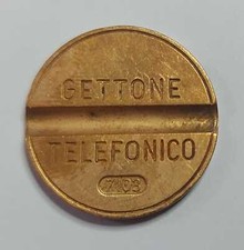 Gettone telefonico senza segno - gettone,