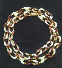 Long collier verre vintage