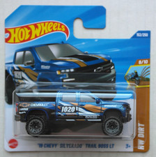 Hot Wheels 2019 Chevy Silverado Trail Boss LT Pickup blu metallizzato nuovo/confezione originale HW '19
