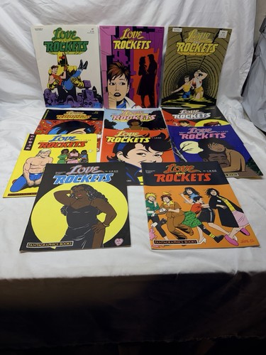 Love and rockets 1st - rockets, print
