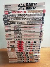 Lotto Manga Gantz, GTO, Monster, L'immortale. Serie Non Complete 
