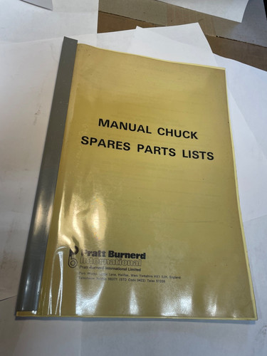 Lista ricambi mandrini - , manuali