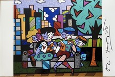 Romero Britto firmato foto
