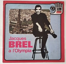 Jacques Brel – À L'Olympia -- LP Italia 1973