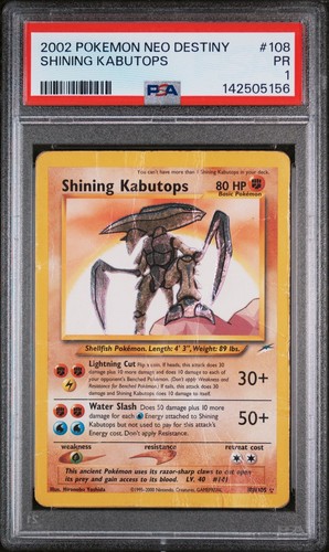 Carta pokemon psa poor 2002 - pokemon,