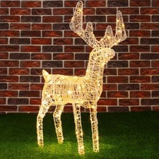 Renna natalizia luminosa per - luminosa,