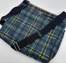 Borsa a tracolla PRADA tartan